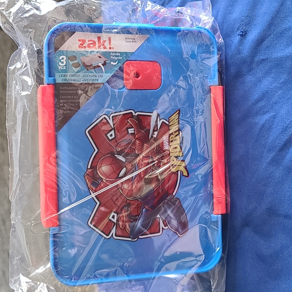 Zak! Spiderman Leak-proof food container